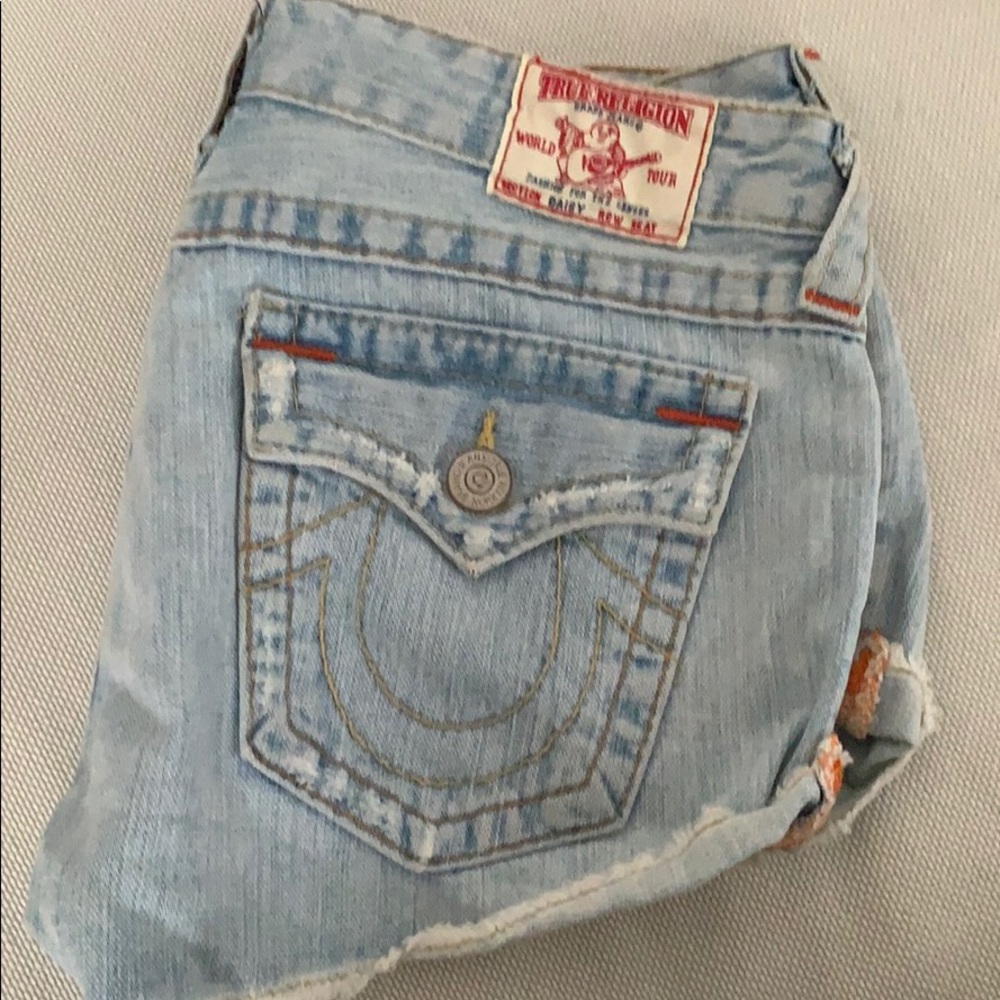 True religion shorts 29